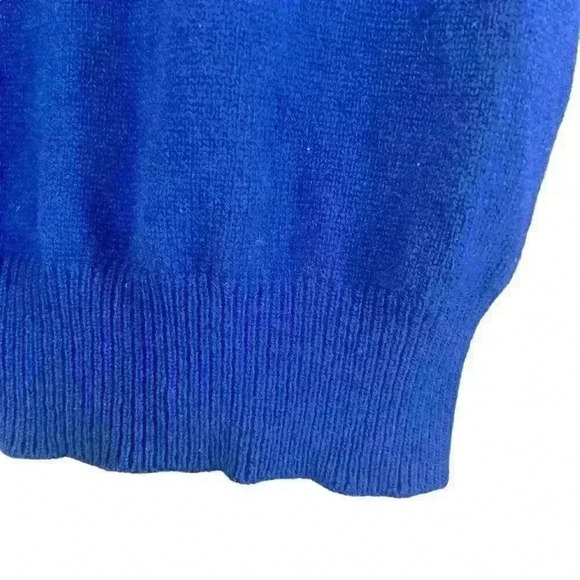 Men’s Polo Ralph‎ Lauren Long Sleeve Polo 100% Lambswool Blue - Picture 7 of 9